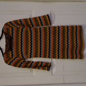 Chevron Sweater Dress